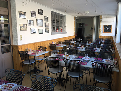 salle du restaurant la terrasse chez riflette